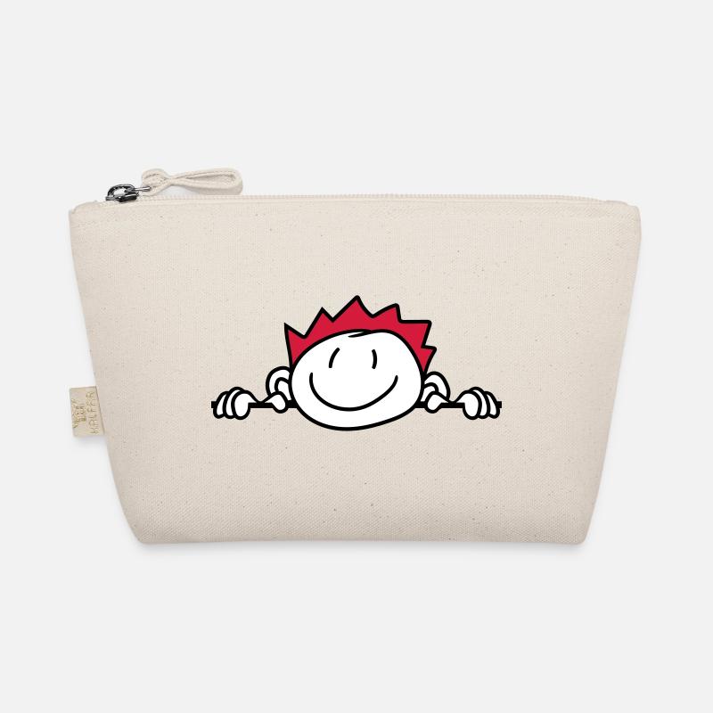 cache mur mur face face tête enfant peint kri Trousse biologique
