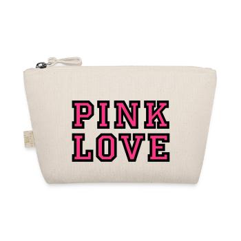Pink Love 2 - Bio-Täschchen - Natur - Vorne