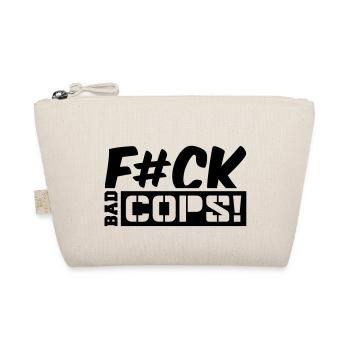 fck_bad_cops_cc1 - Bio-Täschchen - Natur - Vorne