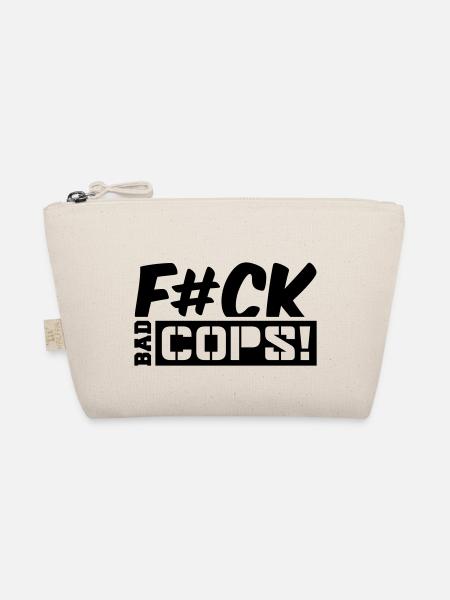 fck_bad_cops_cc1 - Bio-Täschchen - Natur - Vorne
