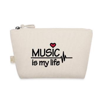 Music is my life - Organic Pouch - nature - Front