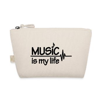 Music is my life - Organic Pouch - nature - Front