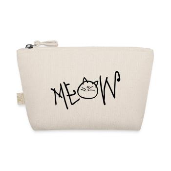 MEOW texte chat - Trousse biologique - nature - Devant