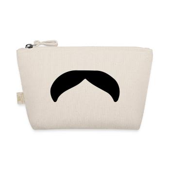 Bart schnäuzer schnauzbart moustache 1c - Bio-Täschchen - Natur - Vorne