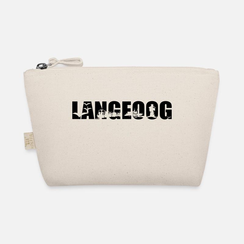 Langeoog Skyline - Bio-Täschchen - Natur
