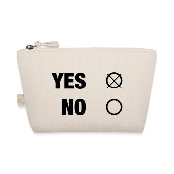 YES NO - Bio-Täschchen - Natur - Vorne