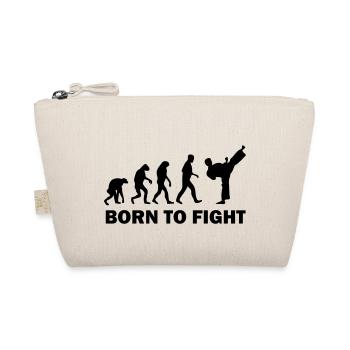 born to fight - Bio-Täschchen - Natur - Vorne