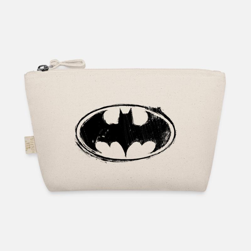 Batman Logo black retro Bio-Täschchen