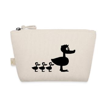 Duck Family - Bio-Täschchen - Natur - Vorne