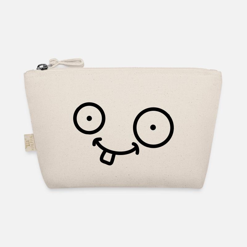 Funny Comic Face Bio-Täschchen