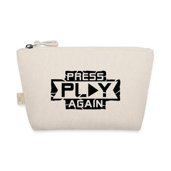press_play_again_1_f1 - Organic Pouch - nature - Front