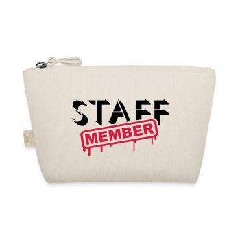 Staff Member Friends Team Staff Crew Logo - Organic Pouch - nature - Front