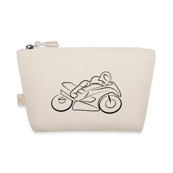 Motorrad Speed - Bio-Täschchen - Natur - Vorne