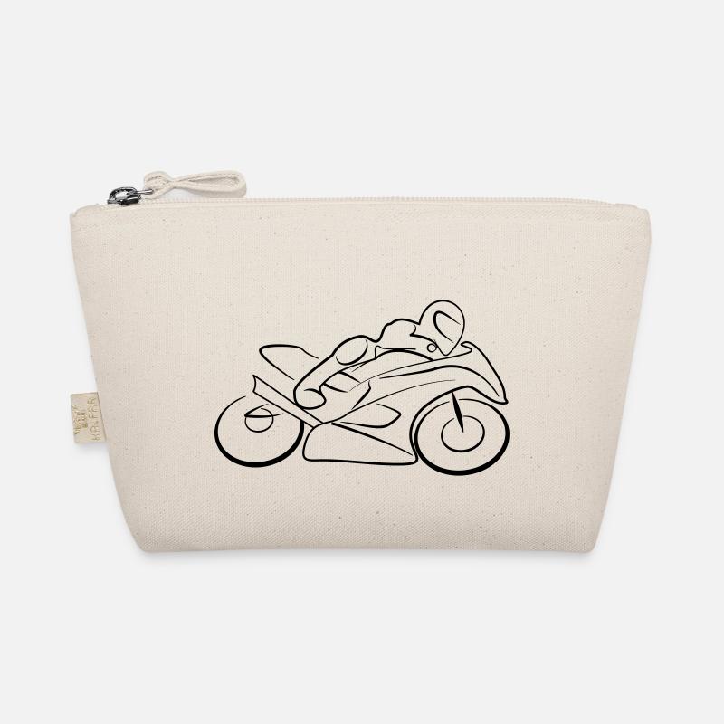 Motorrad Speed - Bio-Täschchen - Natur