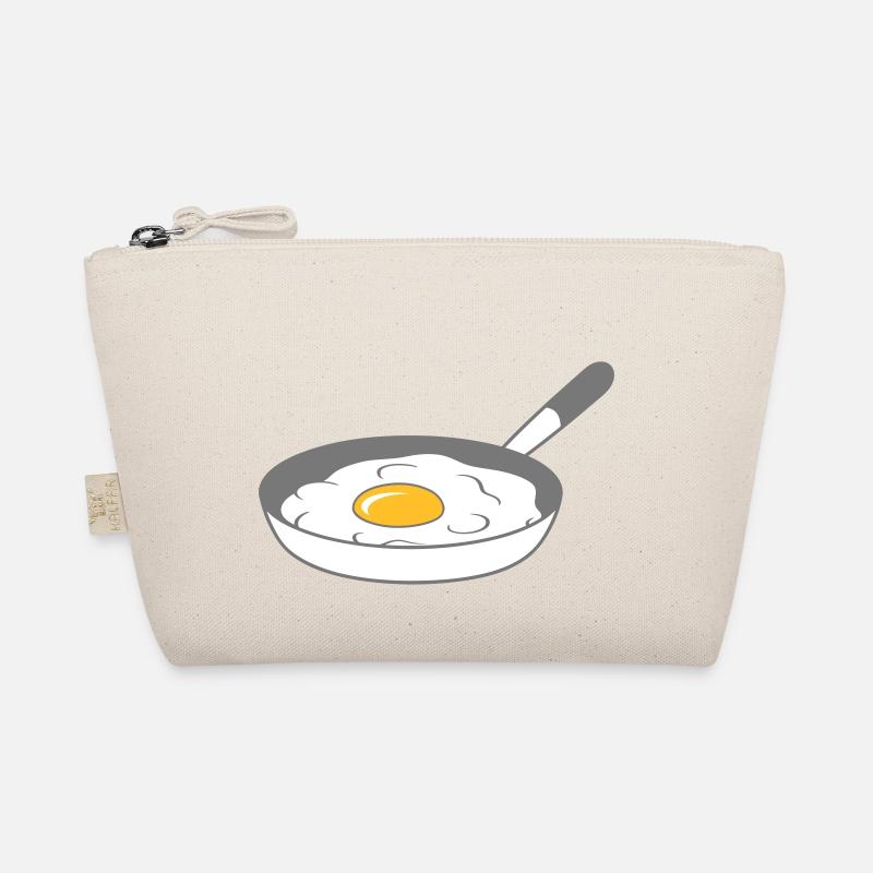 bratpfanne spiegelei kochen braten essen ei eigelb Bio-Täschchen