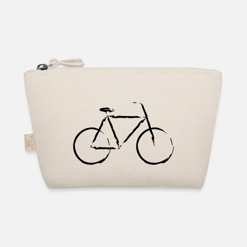 Fahrrad stilisiert Bio-Täschchen