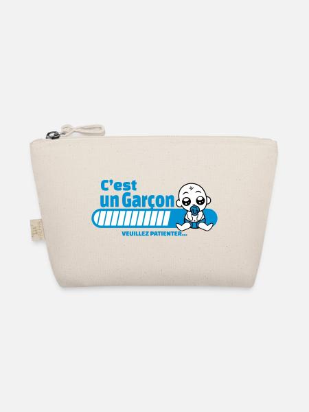 annonce grossesse - c'est un garçon - Trousse biologique - nature - Devant