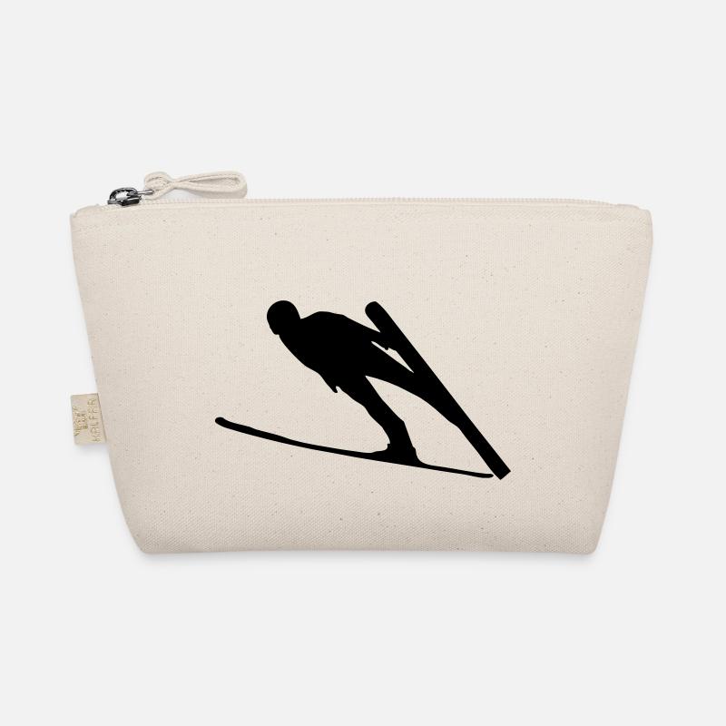 Skispringer Bio-Täschchen