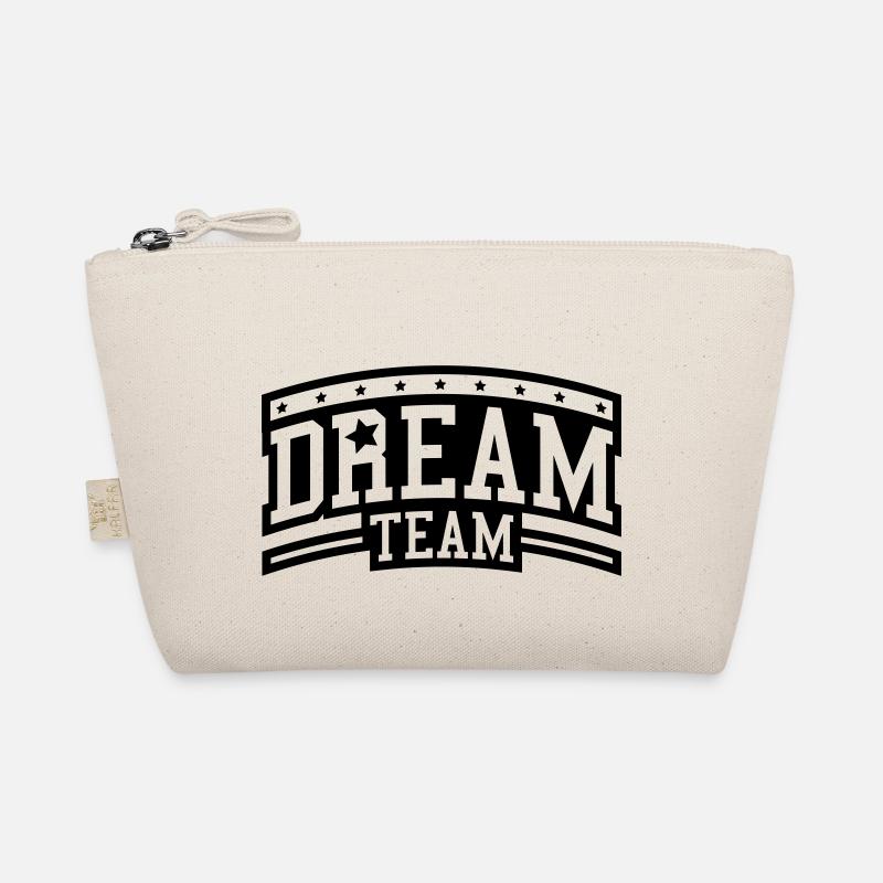 dream_team_design_re1 - Bio-Täschchen - Natur