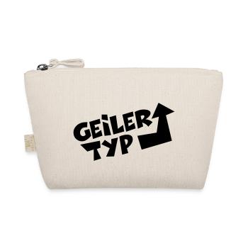 geiler_typ_f1 - Bio-Täschchen - Natur - Vorne