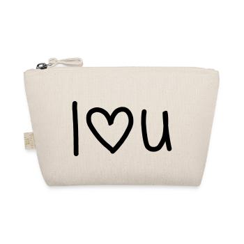 I Lovee You - Organic Pouch - nature - Front