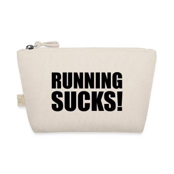 Running Sucks - Organic Pouch - nature - Front