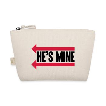 He's Mine Design - Bio-Täschchen - Natur - Vorne