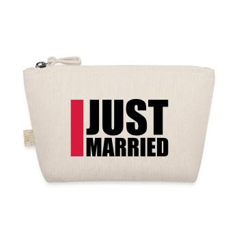 Just Married Logo-Design - Trousse biologique - nature - Devant