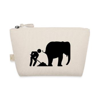 Elephant shit - Bio-Täschchen - Natur - Vorne