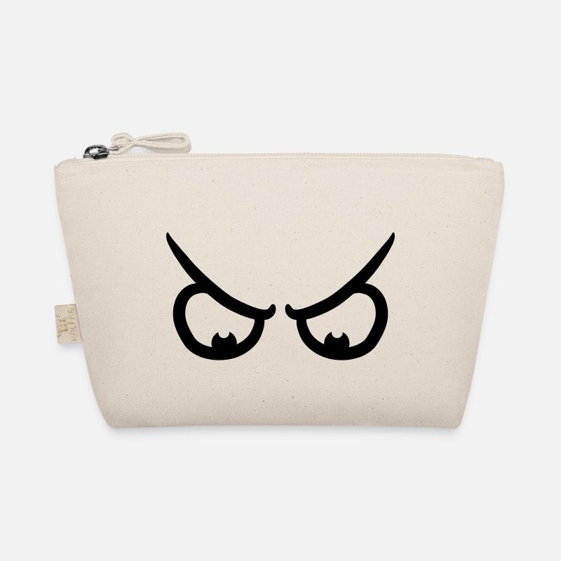 Angry Comic Eyes Bio-Täschchen