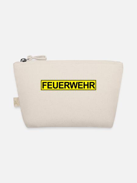 Feuerwehr Neon klein - Bio-Täschchen - Natur