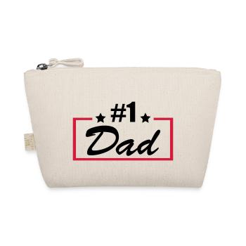 #1 Dad - Bio-Täschchen - Natur - Vorne