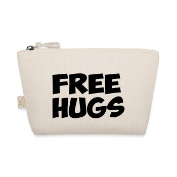 free hugs citation humour fun câlin - Trousse biologique - nature - Devant