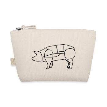 charcutier découpe de cochon charcuterie BBQ grill - Trousse biologique - nature - Devant