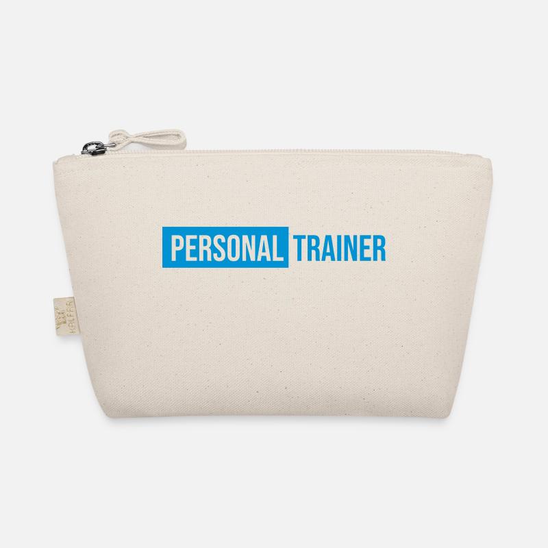 personal trainer blue color - Bio-Täschchen - Natur