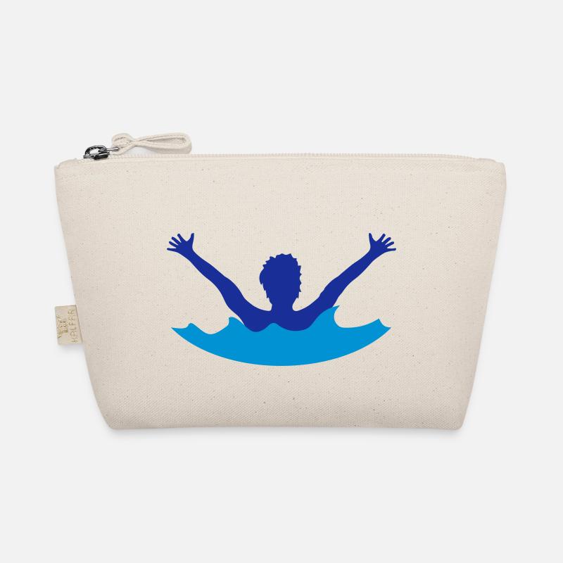water drown help call shout emergency save w Organic Pouch