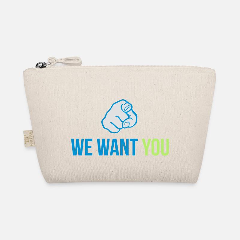 we want you - Bio-Täschchen - Natur