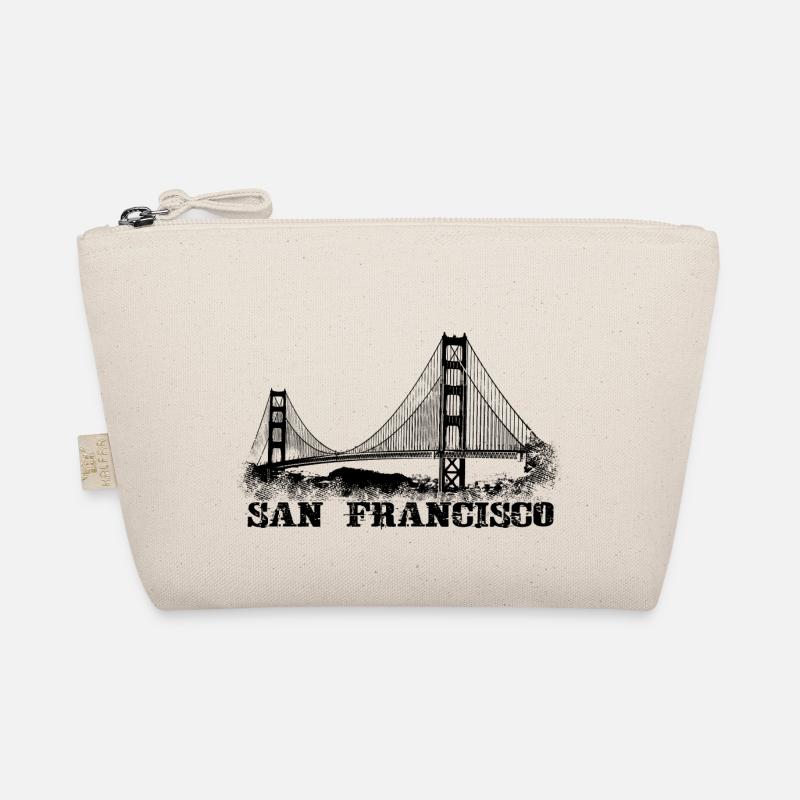 San Francisco Golden Gate Bridge Bridge Skyline Organic Pouch