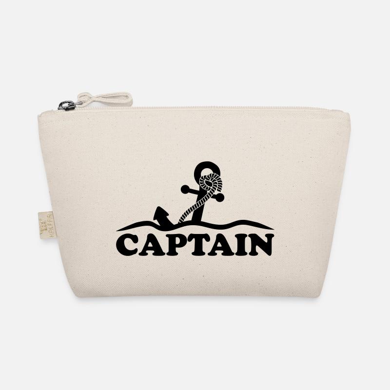 Anker unter Wasser Wellen Captain Design Bio-Täschchen