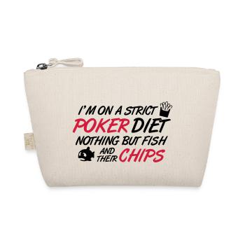 Poker diet: Fish and their chips - Bio-Täschchen - Natur - Vorne