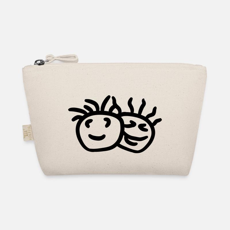 2 party friends team smiley faces Organic Pouch