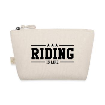 Riding is life - Trousse biologique - nature - Devant
