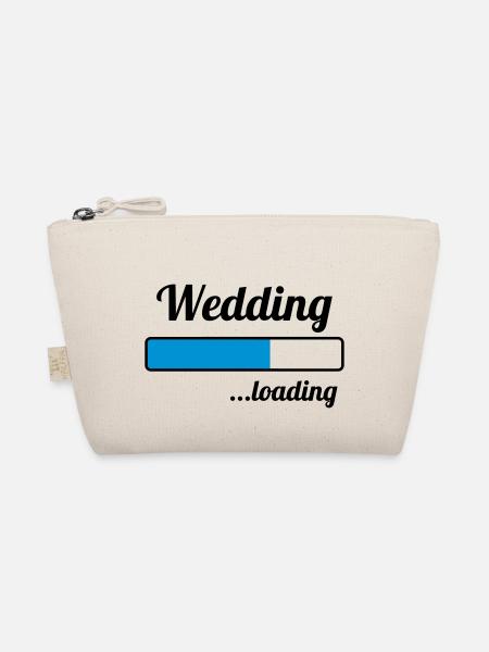 Wedding ...loading - Bio-Täschchen - Natur - Vorne