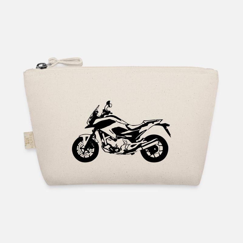 motorcycle rounder Organic Pouch