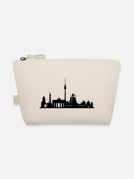 Berlin Skyline - Bio-Täschchen - Natur
