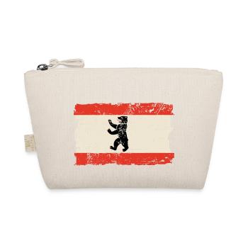 Berlin Vintage Flag - Organic Pouch - nature - Front