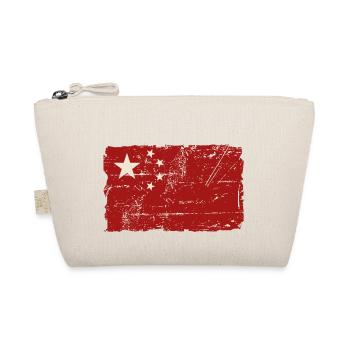 China Vintage Flag - Organic Pouch - nature - Front