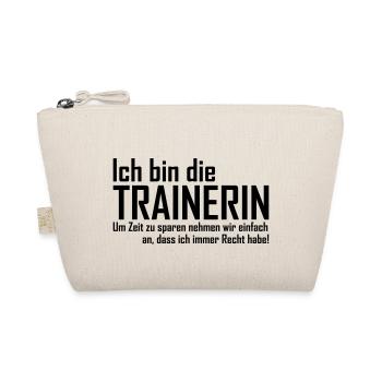 Trainerin - Bio-Täschchen - Natur - Vorne