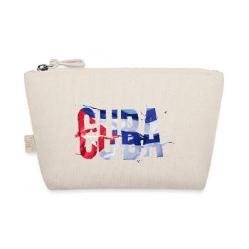 Cuba Flag Cubanisto - Organic Pouch - nature - Front