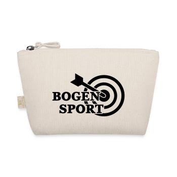 Bogensport (Zielscheibe) - Bio-Täschchen - Natur - Vorne